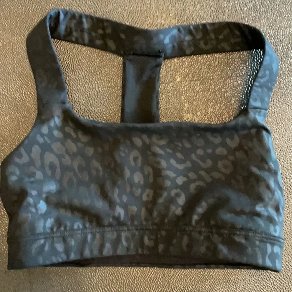 GapFit sports bra black animal print size XS - Picture 4 of 7